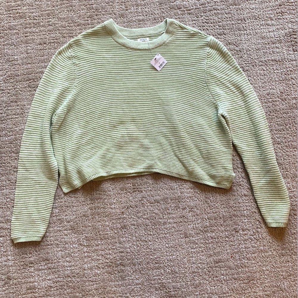 Cotton Cropped Pullover